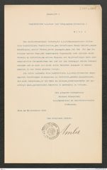 k.k. naturhistorisches Hofmuseum, Intendanzakten 1885-1896 (Hauer), Aktenzahl Z.779.a/1889, Seite 1